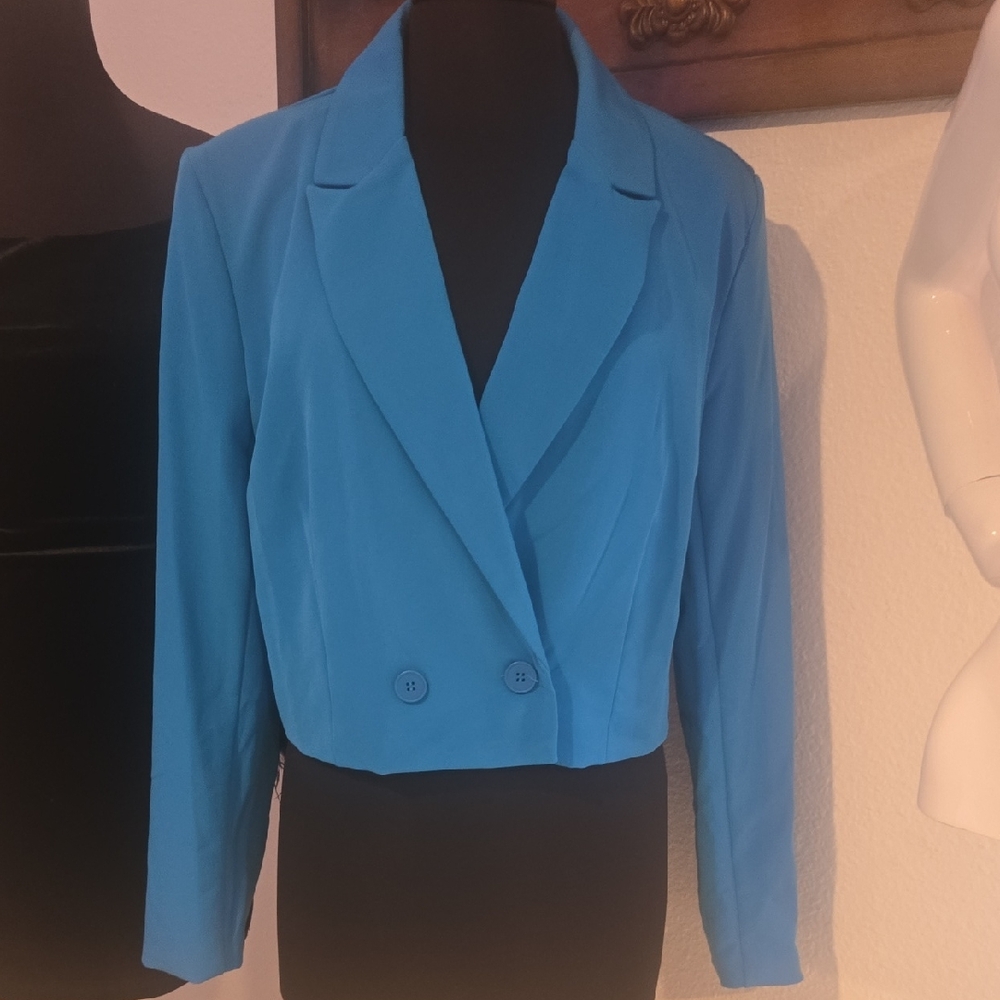 Elegant Women's Teal Blazer